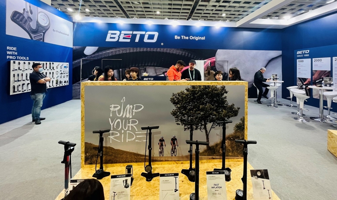 BETO參與2024 TAIPEI CYCLE台北自行車展於3月9日完美落幕，今年以「Be The Original」理念展現其研發、製造高品質之產品。